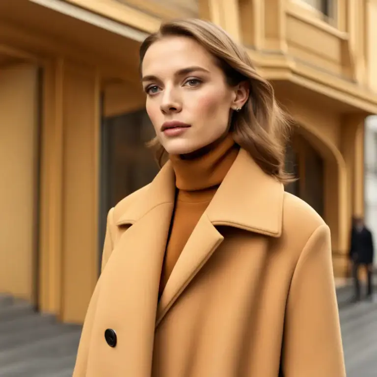 Visual representation of "camel" - The color of a camel's hair, a light yellowish brown.