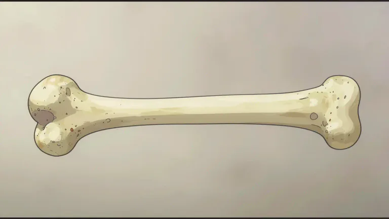 Visual representation of "diaphysis" - The diaphysis is the main or midsection (shaft) of a long bone, typically cylindrical.