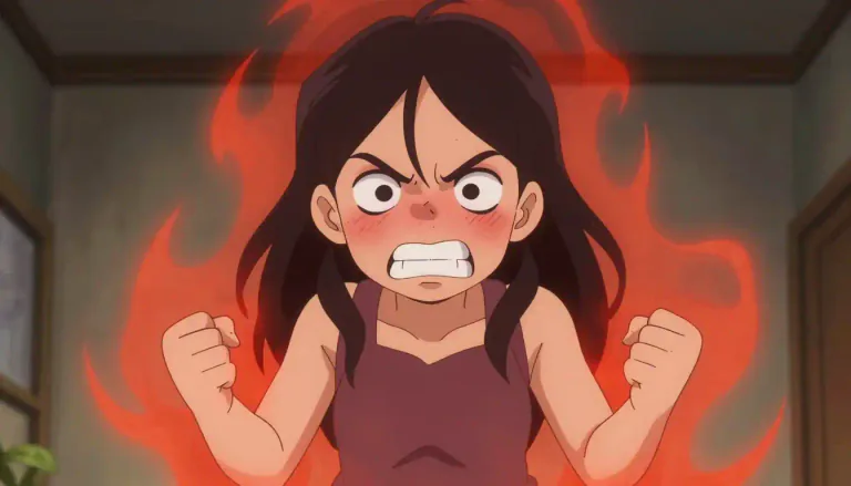 Visual representation of "furious" - very angry