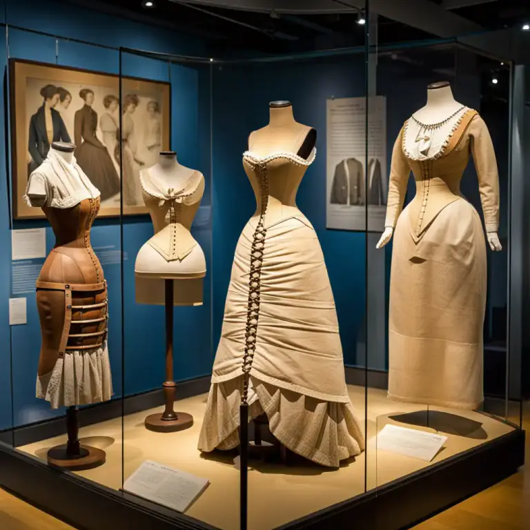 Visual representation of "corset" - A framework of steel or whalebone, worn in the past by women around the waist and under the skirt to shape the waist.