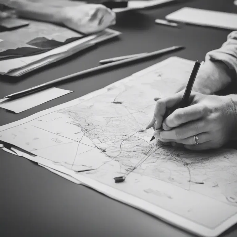 Visual representation of "make a plan" - To create a course of action or strategy