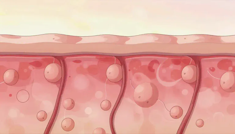 Visual representation of "papillary" - Relating to or resembling a small, nipple-like projection or structure.