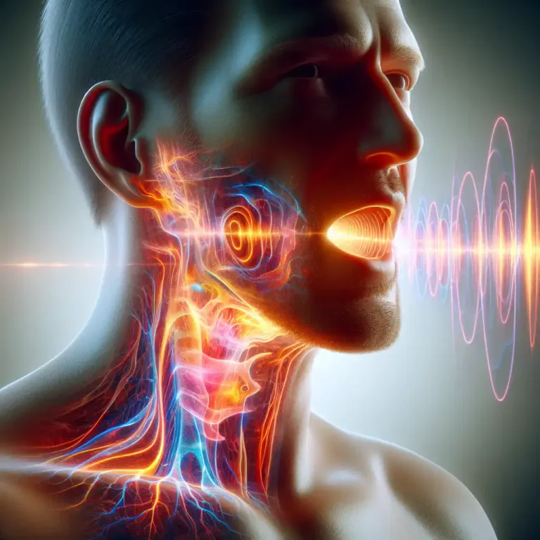Visual representation of "pharyngeal" - Relating to a category of sounds produced in the part of the throat behind the mouth.
