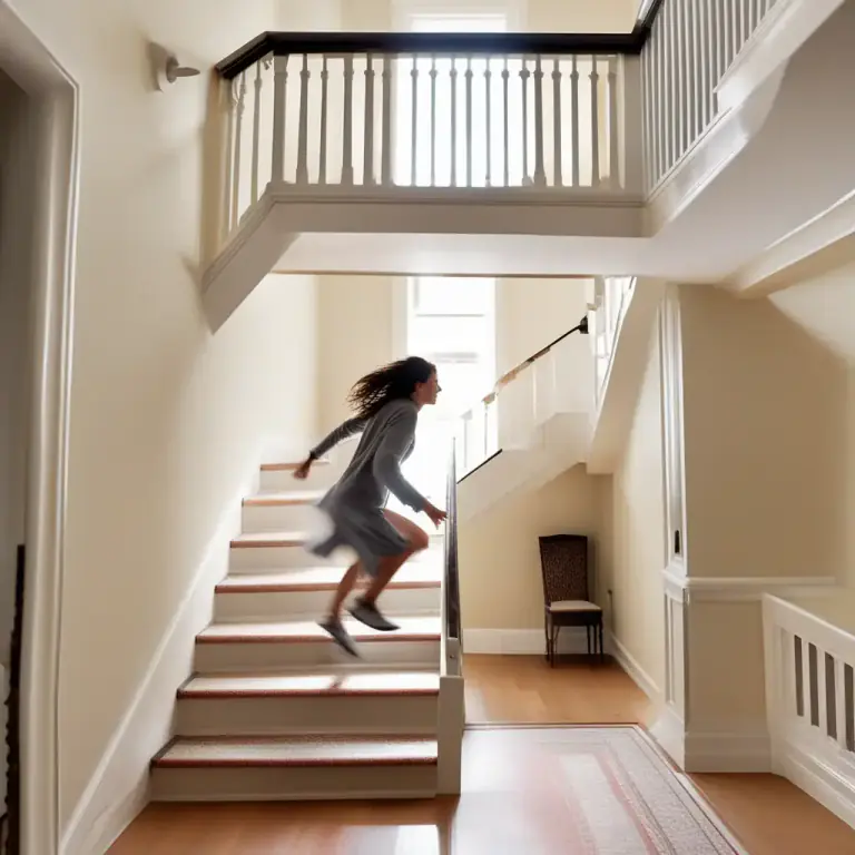Visual representation of "up and down something" - Moving or pointing towards a higher place or position