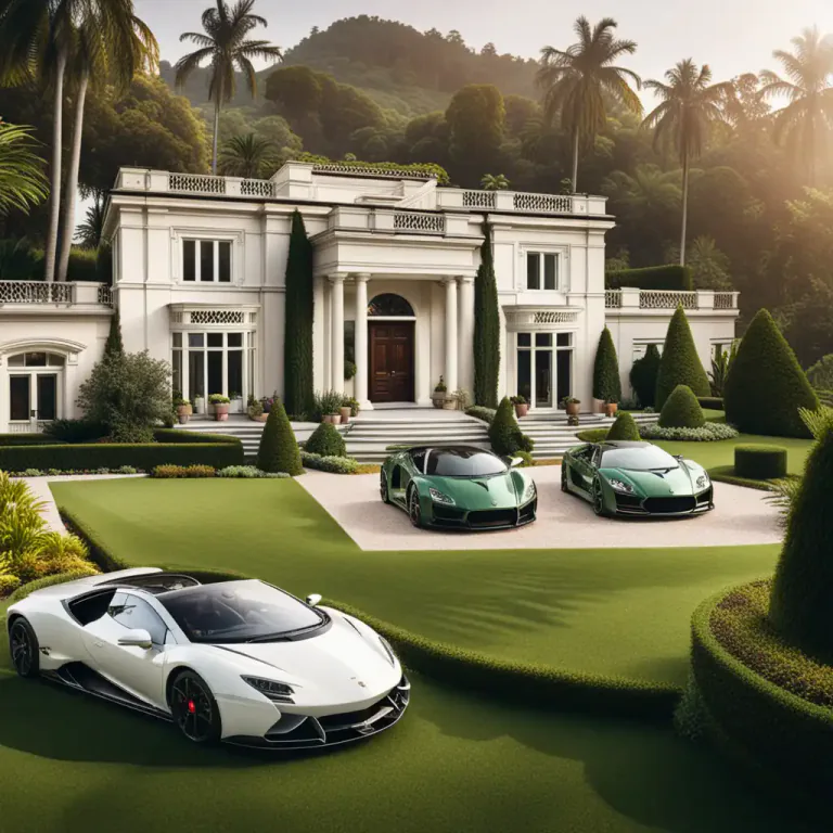 Visual representation of "superb" - Very expensive or high-quality, particularly in terms of lifestyle.