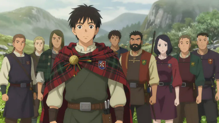 Visual representation of "clansman" - A male member of a clan.