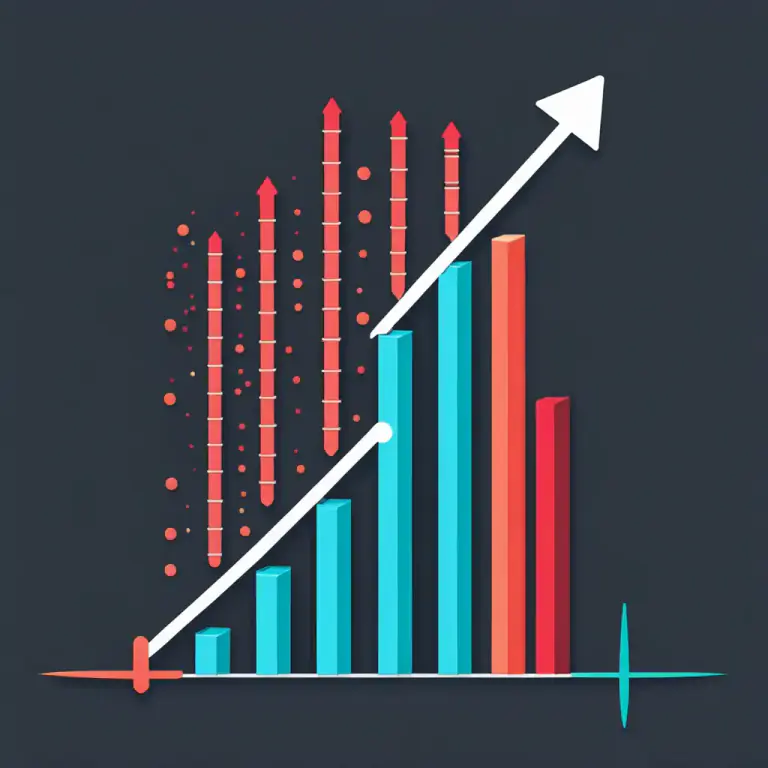 Visual representation of "explosion" - A sudden and large increase or growth.
