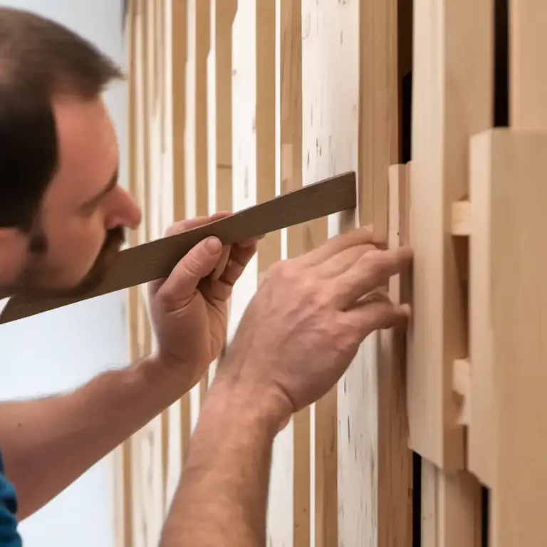 Visual representation of "baulk" - A strip of wood used in construction