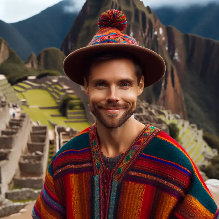Visual representation of "peruvian" - A person from Peru
