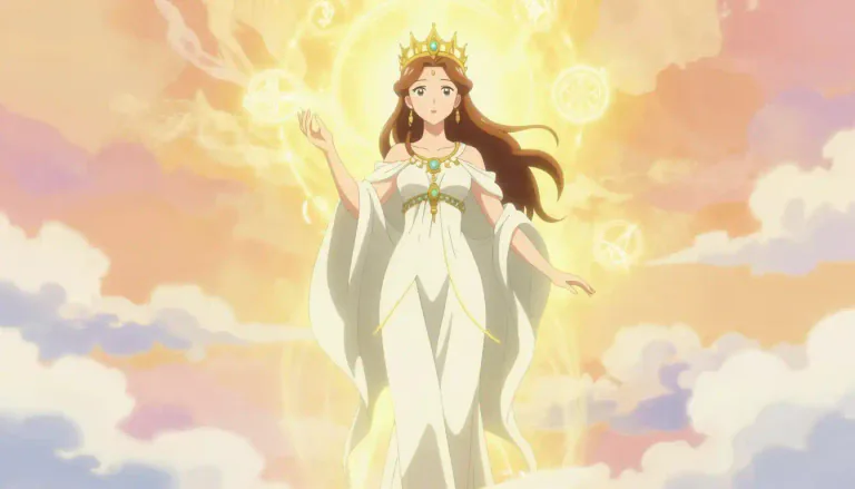 Visual representation of "goddess" - A female deity in a religion