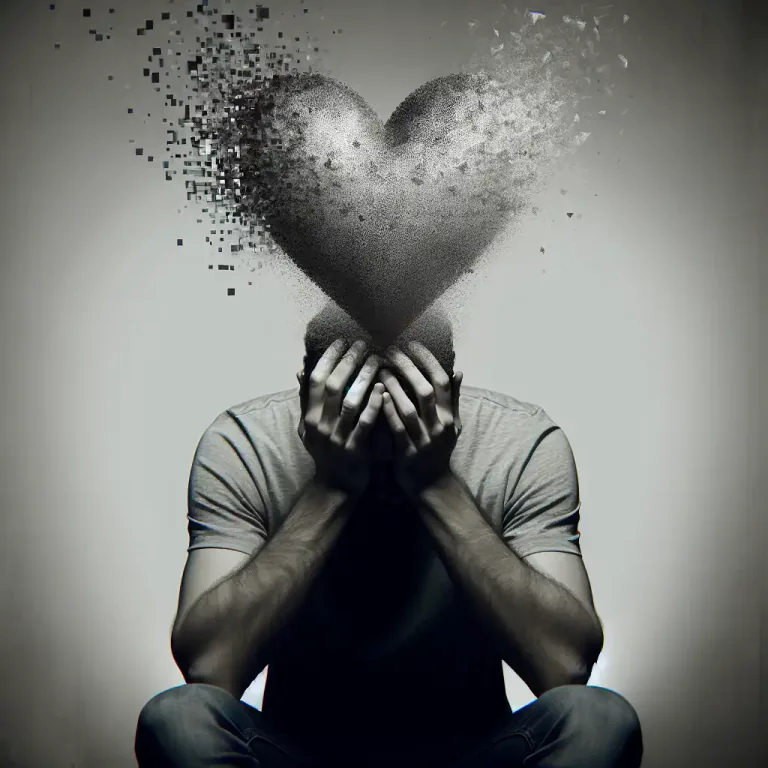 Visual representation of "shatter" - to shock someone, causing them to feel very upset