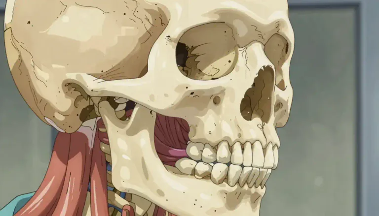 Visual representation of "pterygoid" - Relating to the pterygoid muscle or pterygoid processes in the skull, which are important for jaw movement.