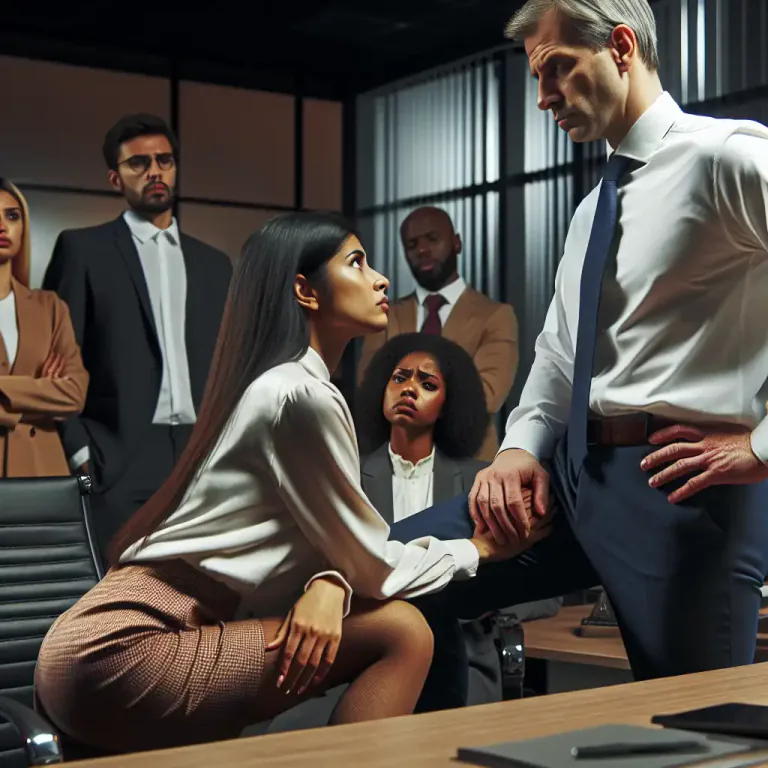 Visual representation of "genuflection" - The act of being overly respectful or submissive.