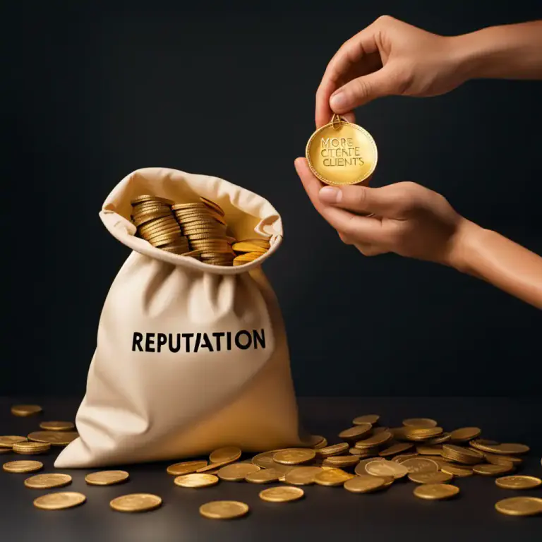 Visual representation of "trade on" - To use someone or something for your advantage to make a profit.