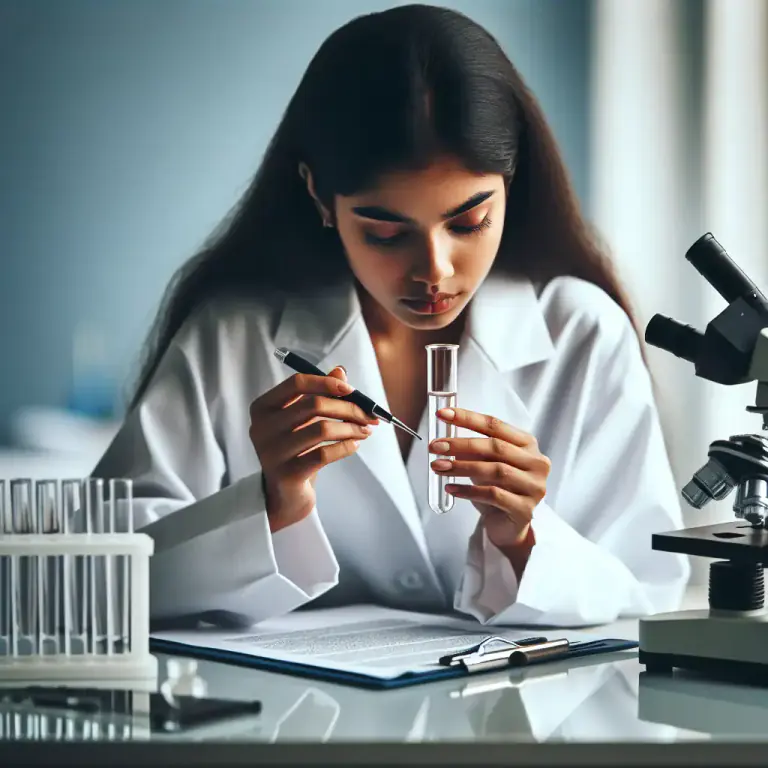 Visual representation of "verification" - In science, the process of testing or repeating an experiment to confirm findings or ensure accuracy