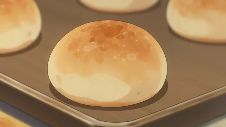 Visual representation of "bun" - A small, sweet or savory, round shaped bread