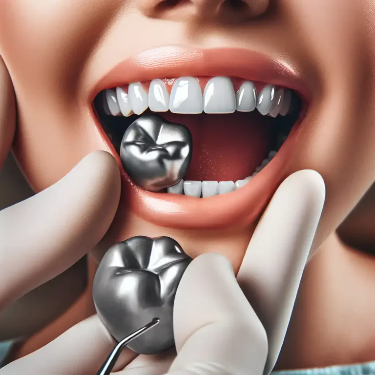 Visual representation of "chaplet" - A metal casting that is shaped in a circular form, often used in dentistry.