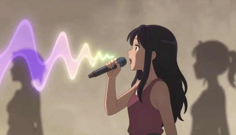 Visual representation of "timbre" - The quality of a sound or voice that makes it different from others.