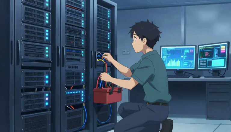 Visual representation of "sysadmin" - A sysadmin is a person responsible for the upkeep, configuration, and reliable operation of computer systems, especially multi-user computers, such as servers.
