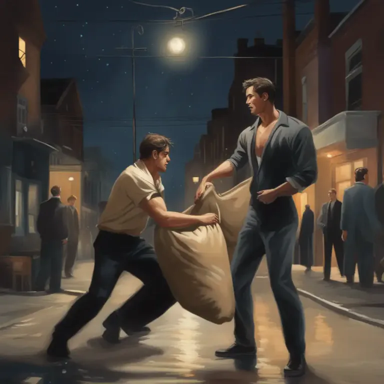 Visual representation of "sandbag" - To hit someone with a sandbag, usually as an attack.