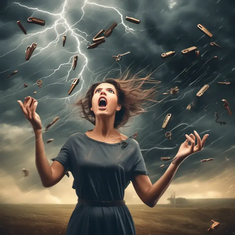Visual representation of "melt down" - To lose control emotionally