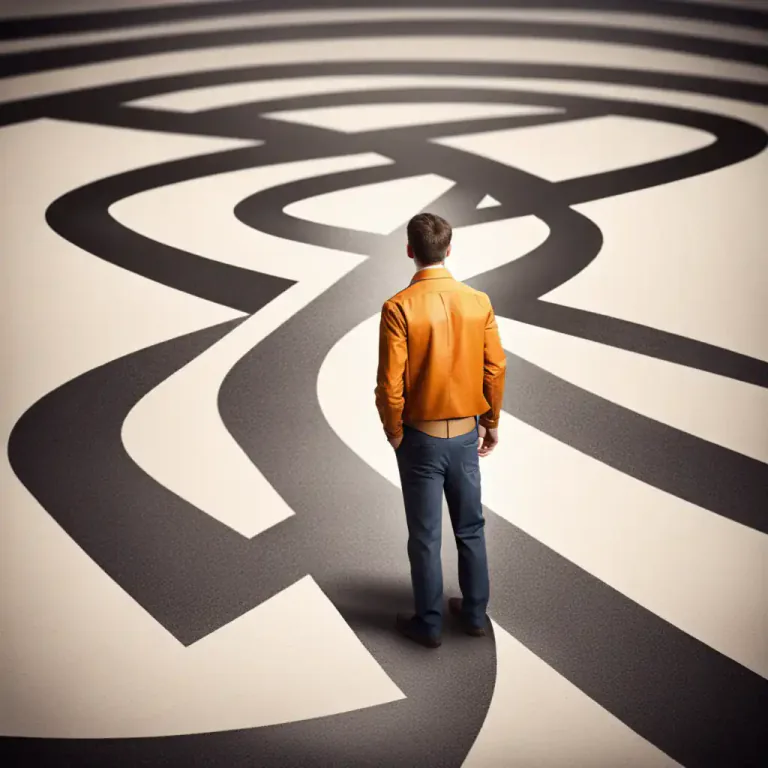 Visual representation of "know your own mind" - To be sure of what one thinks, wants, or likes
