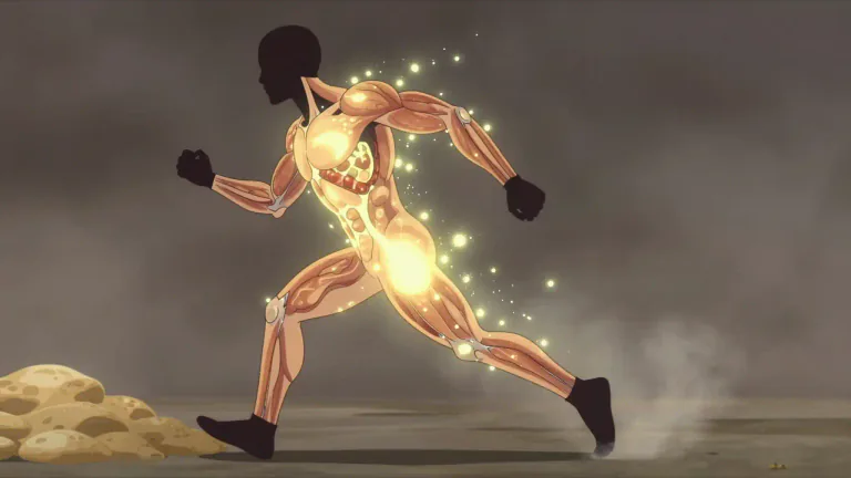 Visual representation of "ketosis" - A state reached during low carbohydrate intake when the body turns to fat as its main fuel source, producing ketones.