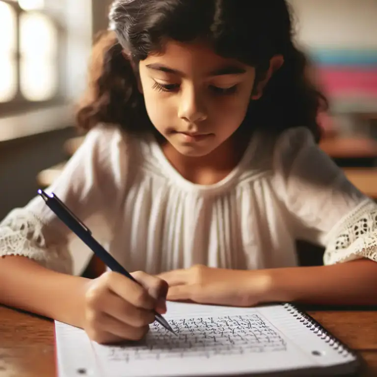 Visual representation of "cursive" - Handwriting where the letters are joined together.