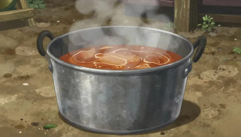 Visual representation of "dixie" - A large metal pot, especially a 10-liter tin or bucket