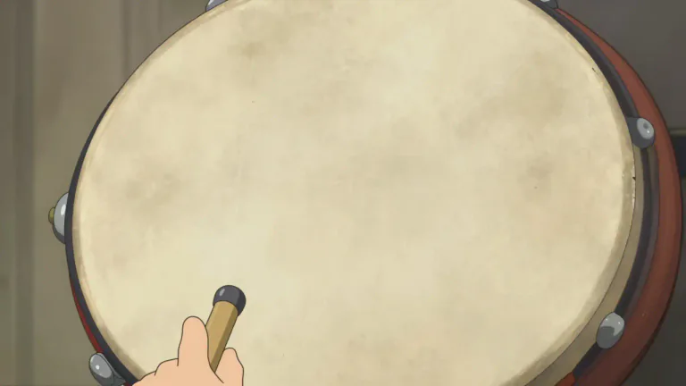 Visual representation of "bodhran" - A bodhran is a circular wooden drum with one skin, traditionally used in Irish folk music.
