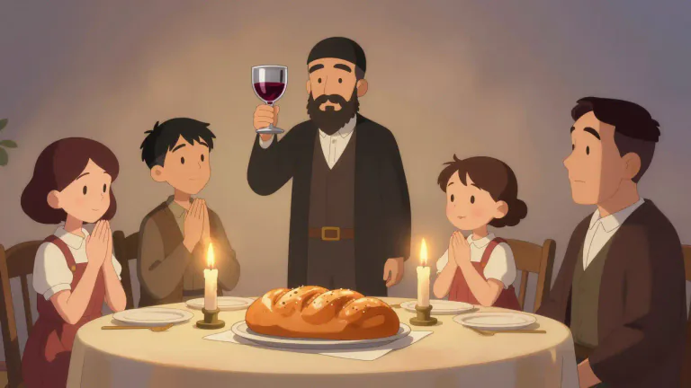 Visual representation of "kiddush" - A Jewish prayer recited over wine to sanctify the Sabbath or holiday.