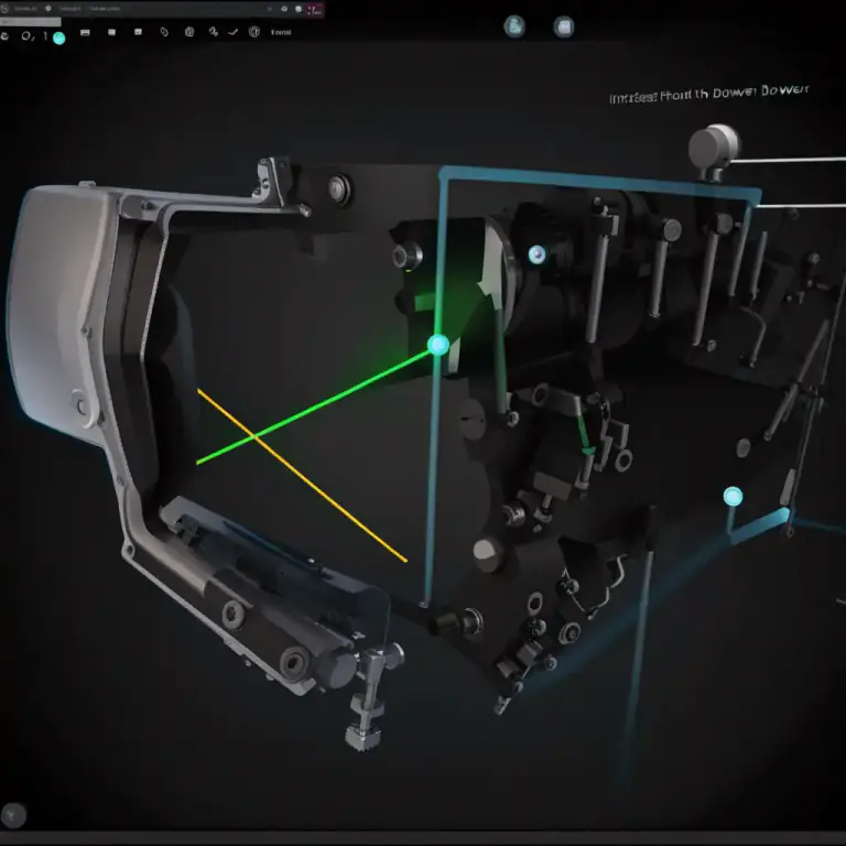 Visual representation of "follower" - A machine piece which is moved or controlled by another piece.