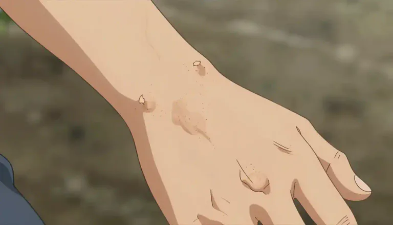 Visual representation of "keratosis" - A condition characterized by the thickening of the outer layer of the skin.