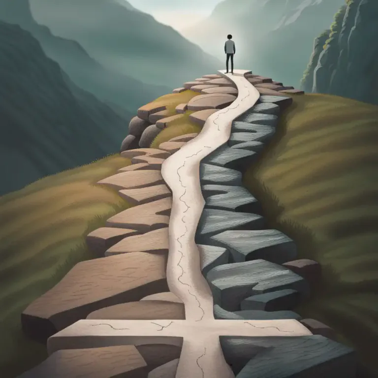 Visual representation of "change your ways" - To start behaving in a different, often better, way.
