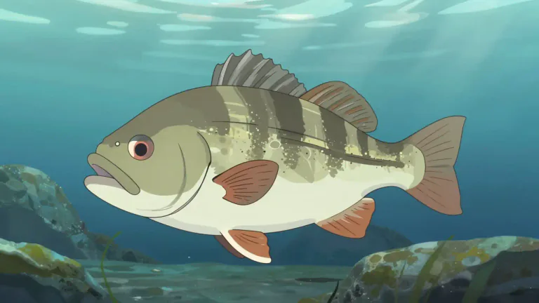 Visual representation of "sheepshead" - A type of fish, commonly found in North American waters, known for its distinctive forehead and edible flesh.