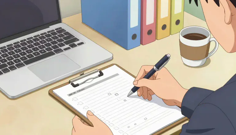 Visual representation of "worksheet" - A document that contains tasks for an individual to work on, often used in professional settings.