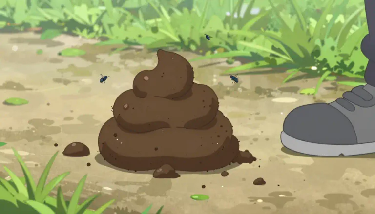 Visual representation of "dogshit" - A term used to refer to excrement from a dog, often viewed as unpleasant or disgusting.