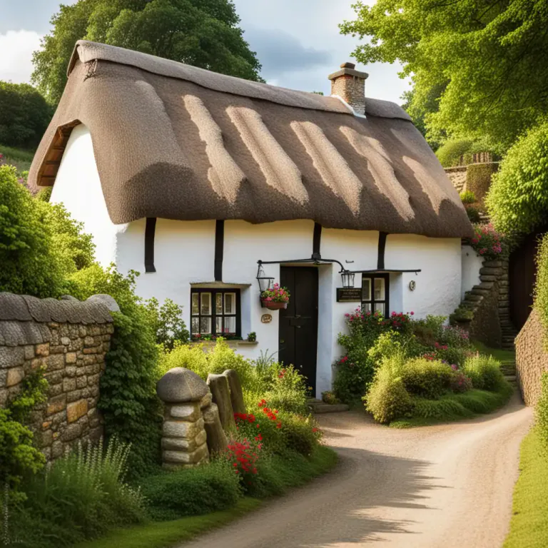 Visual representation of "cottage" - In UK, a small old-fashioned house.