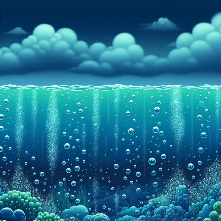 Visual representation of "acidify" - To cause or undergo a decrease in pH; typically in a body of water