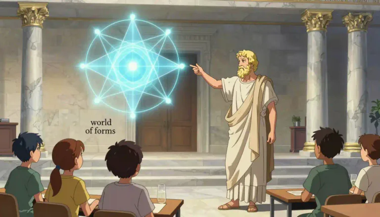 Visual representation of "platonism" - Philosophical doctrines of Plato or of his followers.