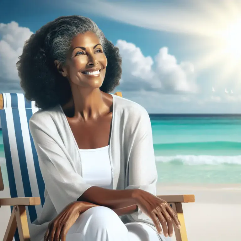 Visual representation of "rejuvenate" - To make you feel or look young, healthy, or energetic again