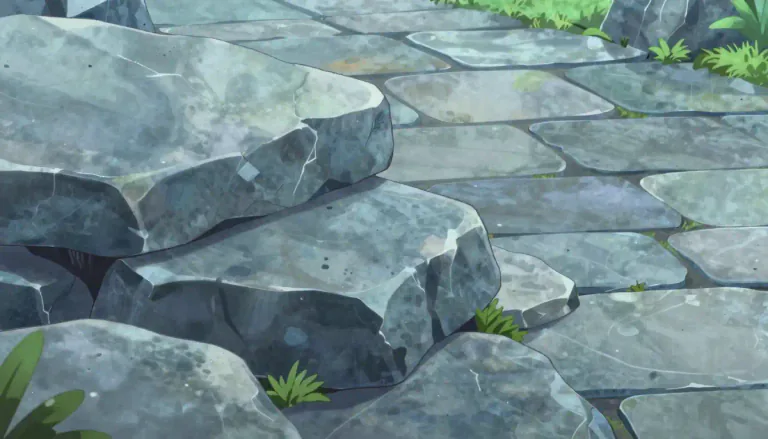 Visual representation of "bluestone" - A type of stone that is bluish in color, often used in construction and landscaping.