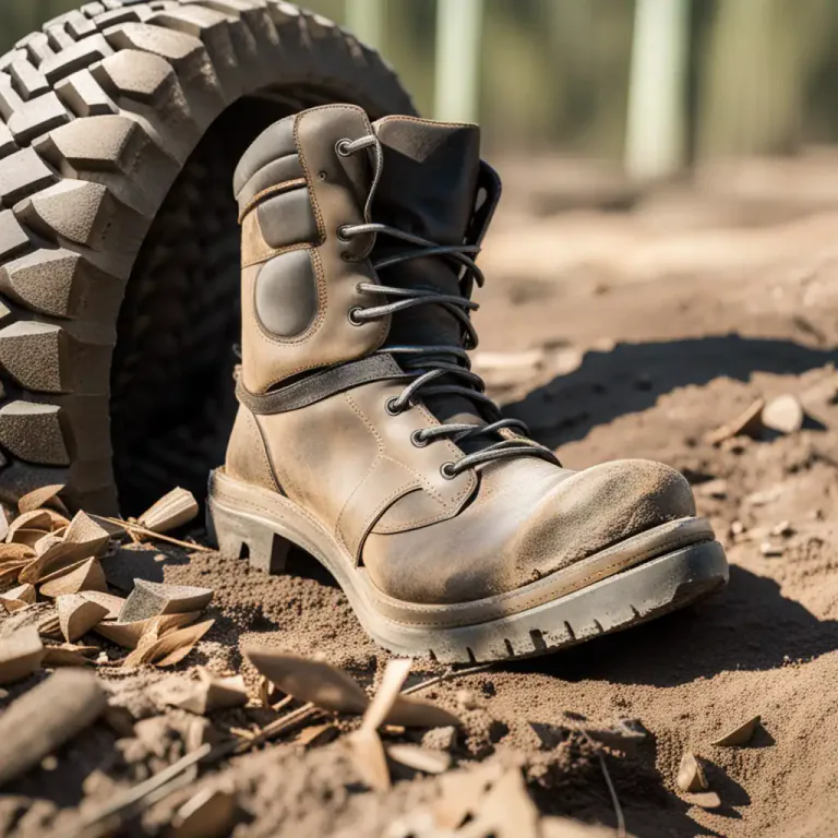 Visual representation of "tread" - The part of a tire or shoe that touches the ground
