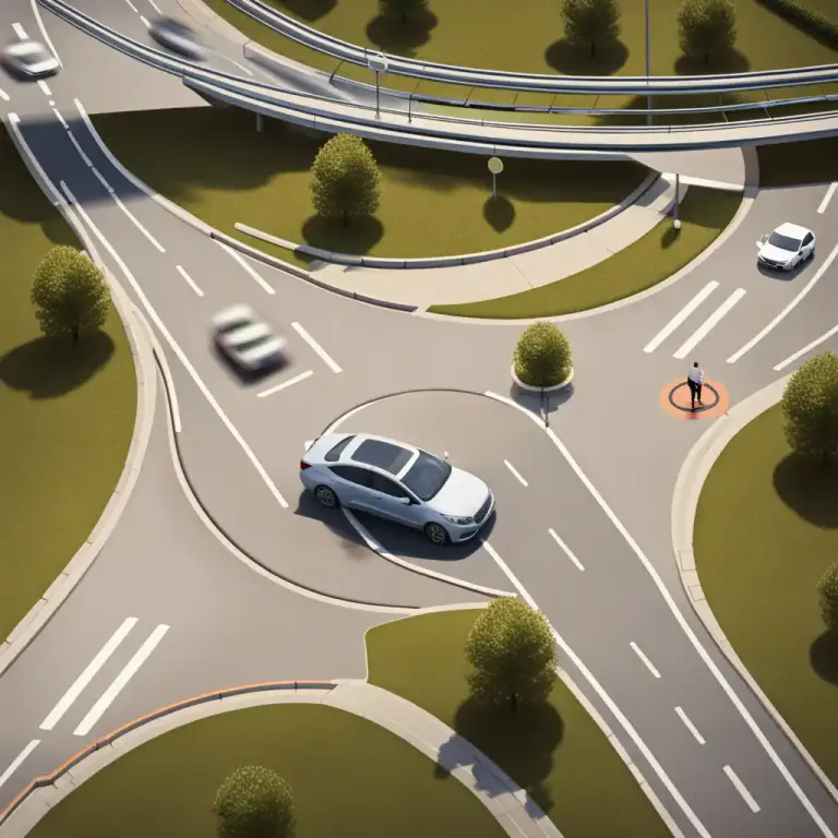 Visual representation of "give way" - To allow someone to go first