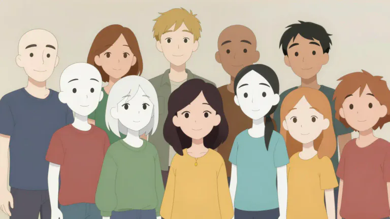 Visual representation of "caucasian" - Relating to white-skinned people who come from Europe, North America, or western Asia.