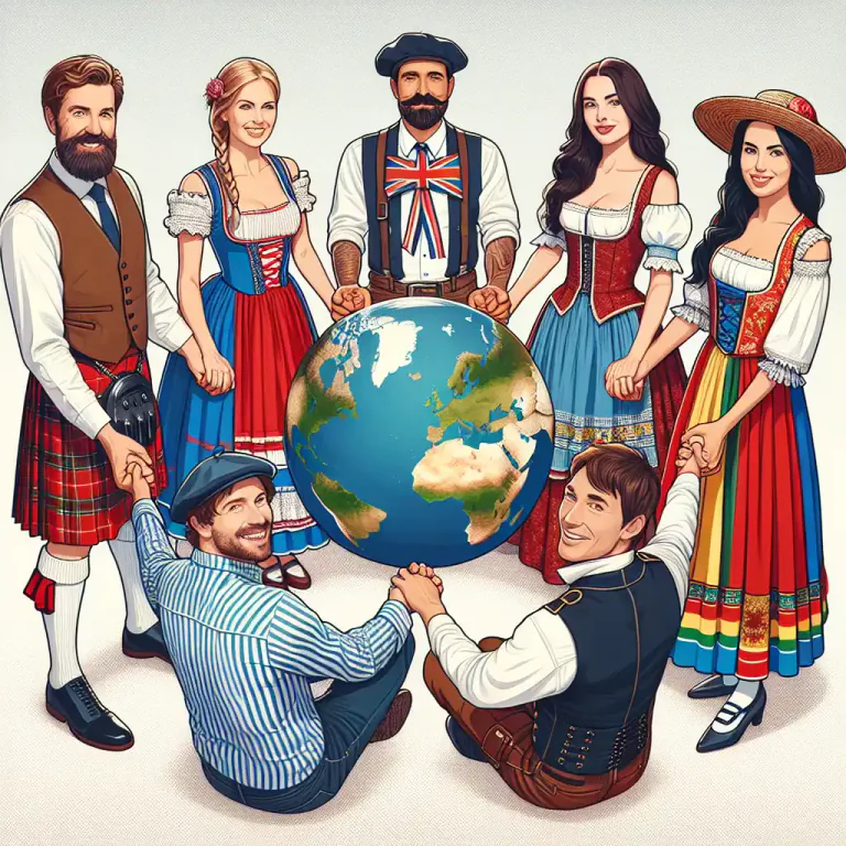 Visual representation of "ethnicity" - A category of people who identify with each other, usually on the basis of presumed similarities such as common language, ancestry, history, society, culture or nation.