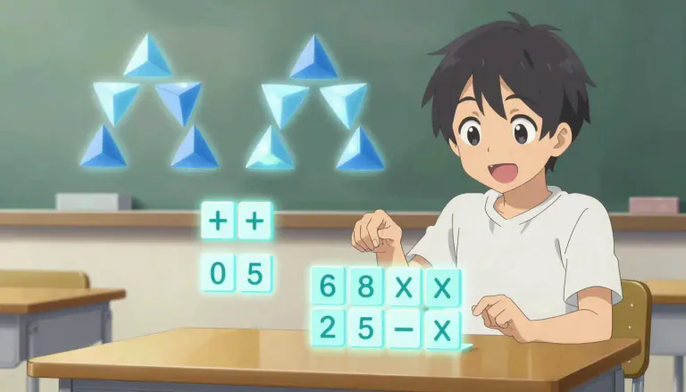 Visual representation of "arithmetic" - The branch of mathematics dealing with numbers and their addition, subtraction, multiplication, and division.