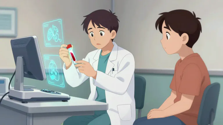 Visual representation of "diagnostic" - Used to identify a certain condition or disease