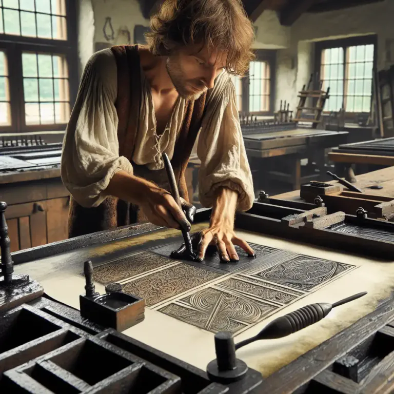 Visual representation of "lithography" - The art of producing an image on a flat surface usually of stone or metal, by tracing the design on it with a greasy substance, and then applying ink, which adheres only to the greasy lines.