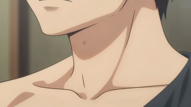 Visual representation of "hickey" - A small, usually reddish mark made on the skin caused by sucking; a bruise caused by kissing.